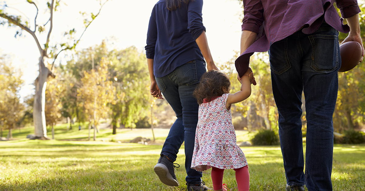 Daughter walks mom dad images