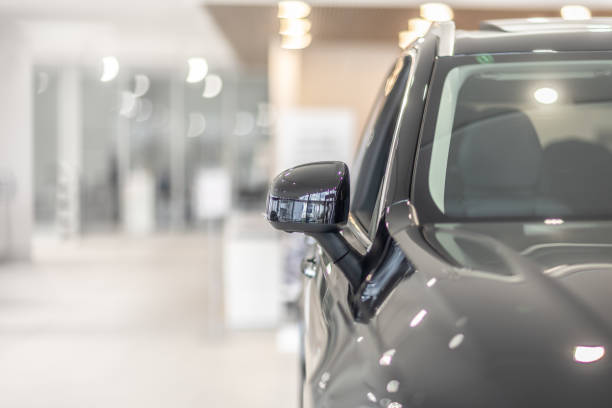 Car in showroom